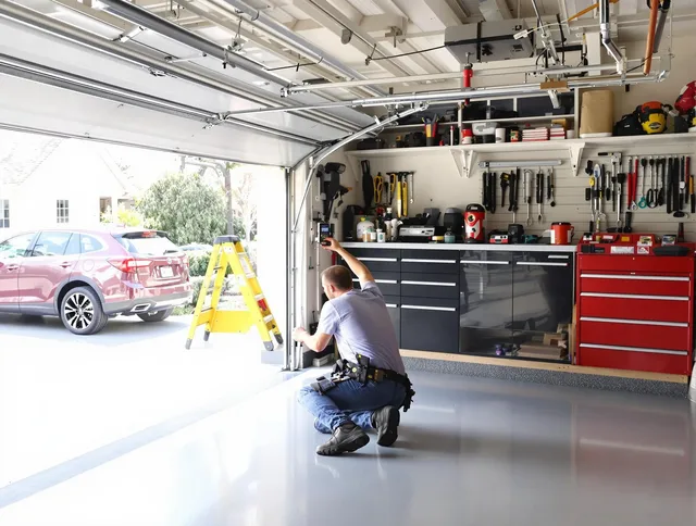 Local garage door repair service by Westchester Garage Door Repair in Westchester