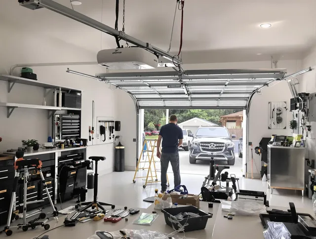 Garage door opener installation by Westchester Garage Door Repair in Westchester