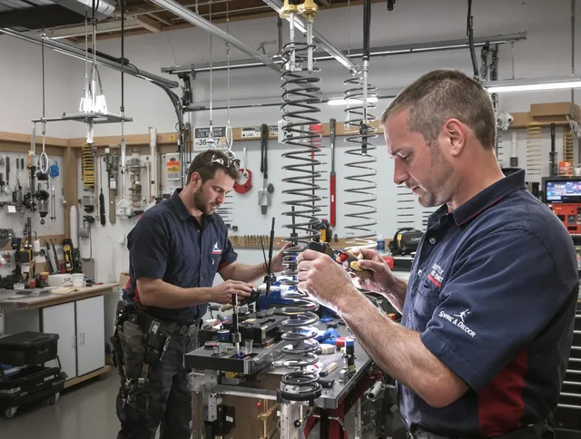 Garage door spring repair service by Westchester Garage Door Repair in Westchester